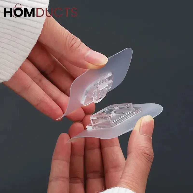 Double Sided Adhesive Wall Hooks (10 pcs pack)