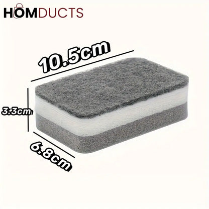 Double Sided Cleaning Dish Washing Sponge (3pcs)