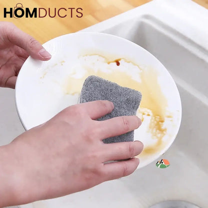 Double Sided Cleaning Dish Washing Sponge (3pcs)