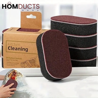Double Sided Thickened Dishwashing Sponge (Pair)