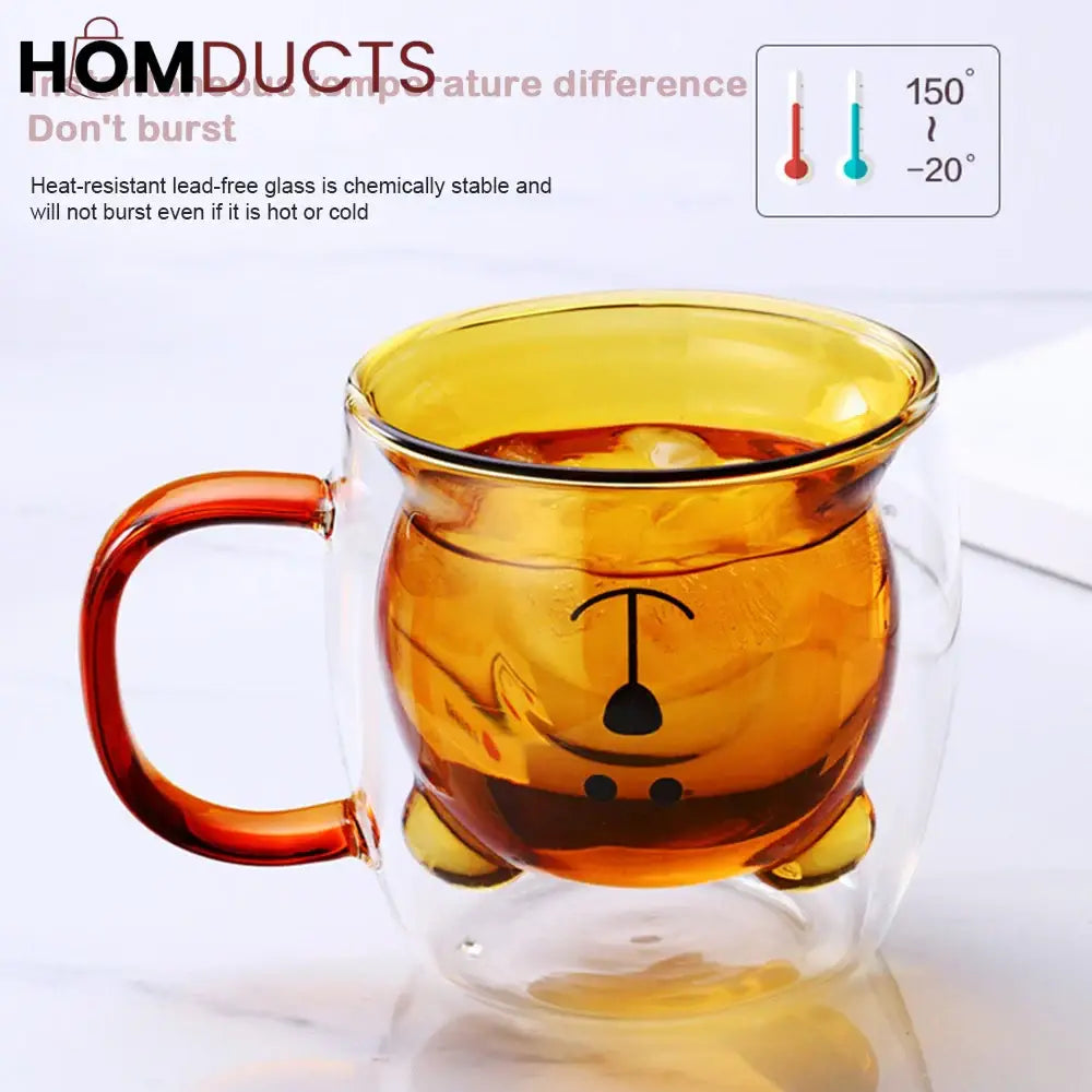 Double Wall Creative Bear Mug