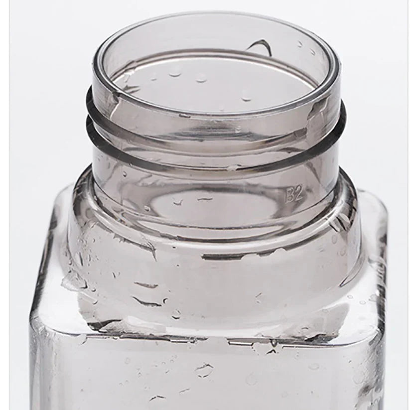 Square Design Plastic Water Bottle – Leakproof & Travel Friendly