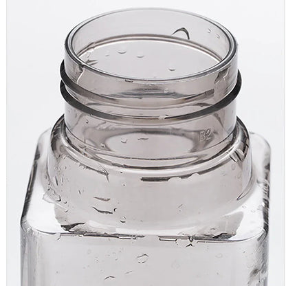 Square Design Plastic Water Bottle – Leakproof & Travel Friendly