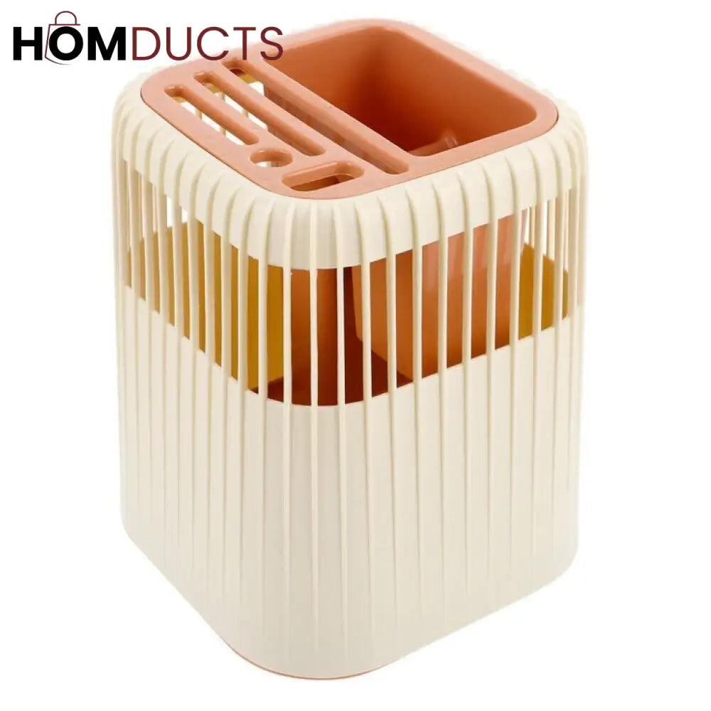 Durable Rotating Kitchen Counter Spoon and Knife Holder