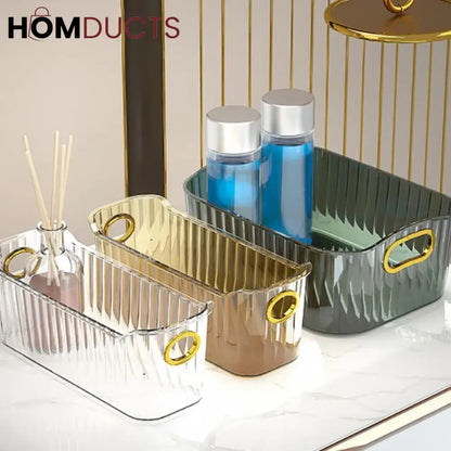 Dust-Proof Makeup & Jewelry Organizer Box - Luxury Cosmetic Storage with Drawers