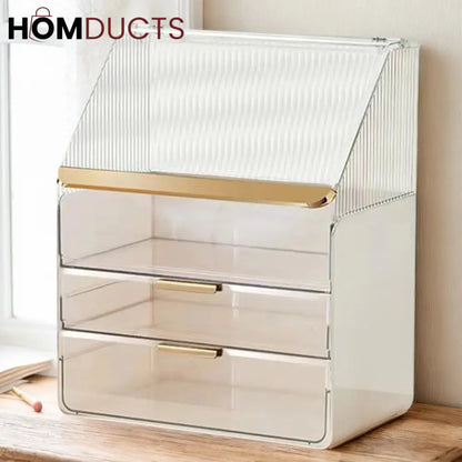 Dustproof Large Capacity Cosmetic Storage Box