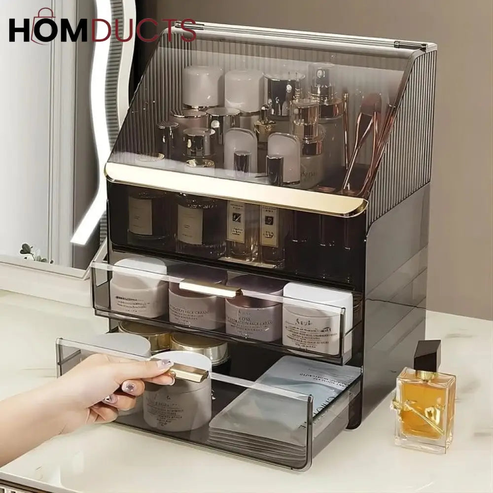 Dustproof Large Capacity Cosmetic Storage Box
