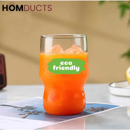 Eco-Chic Straw Glass Tumbler: Sustainable Hydration with Bamboo Lid
