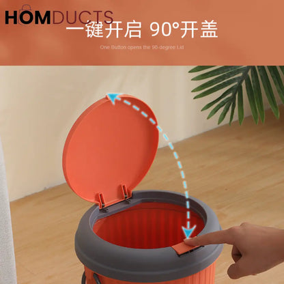 Eco-friendly Trashbin With Lid