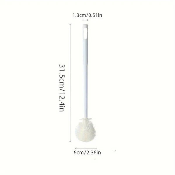 Long Handle Silicone Bottle Cleaning Brush – Flexible & Durable Scrubber