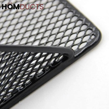 Efficient Wall-Mount Iron Mesh Hanging Rack with Hooks - Versatile Storage Organizer