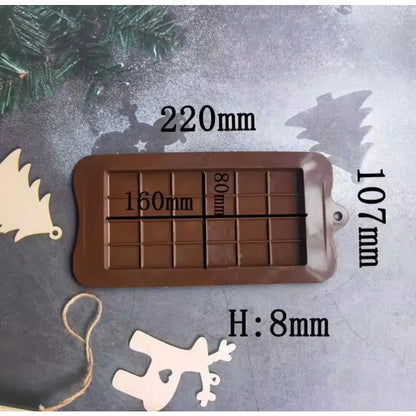 Effortless Homemade Chocolate Bars: Easy Release Silicone Molds