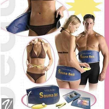 Electric Sauna belt Hot Body Shaper Automatic Electric VELFORM Sauna Belt Waist Trimmer Belt Waist Trimming Belt Hot Slimming Belt Hot Belt Hot Slim Belt Weight Loss Belt Body Wrap Belt Belly Fat Slim Belt