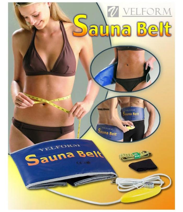 Electric Sauna belt Hot Body Shaper Automatic Electric VELFORM Sauna Belt Waist Trimmer Belt Waist Trimming Belt Hot Slimming Belt Hot Belt Hot Slim Belt Weight Loss Belt Body Wrap Belt Belly Fat Slim Belt