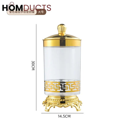 Elegant Acrylic Candy Jar Set - 3 Piece Transparent Treat Storage