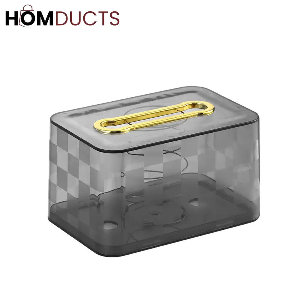 Elegant Desktop Tissue Box Cover Dispenser - Stylish Napkin Holder for Cafe & Bedroom
