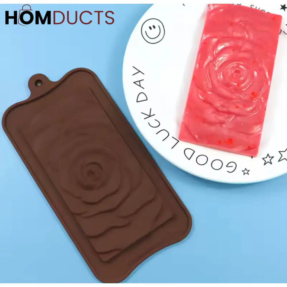 Elegant Silicone Rose Flower Mold for Chocolate, Fondant, and Cake DIY Baking Tool