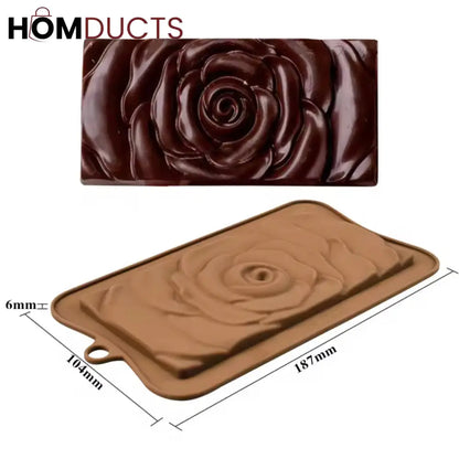 Elegant Silicone Rose Flower Mold for Chocolate, Fondant, and Cake DIY Baking Tool