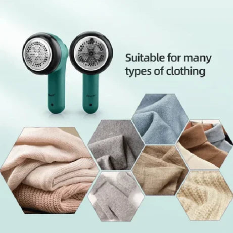 Premium Electric Lint Remover – Rechargeable Fabric Shaver & Clothes Fuzz Trimmer with USB Charging Cable