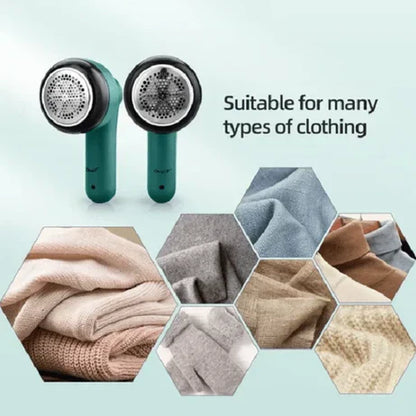 Premium Electric Lint Remover – Rechargeable Fabric Shaver & Clothes Fuzz Trimmer with USB Charging Cable