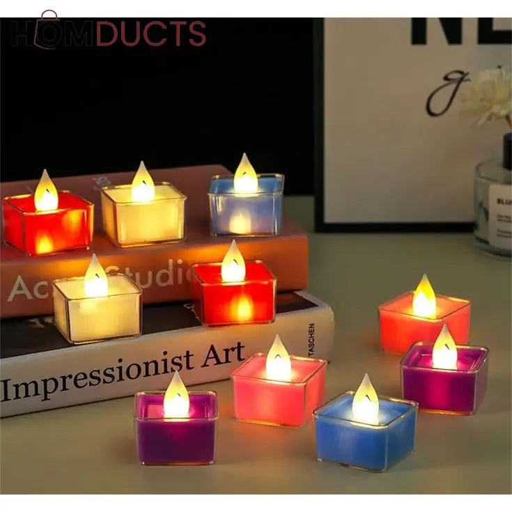 Flameless Colourful Led Candle Lights