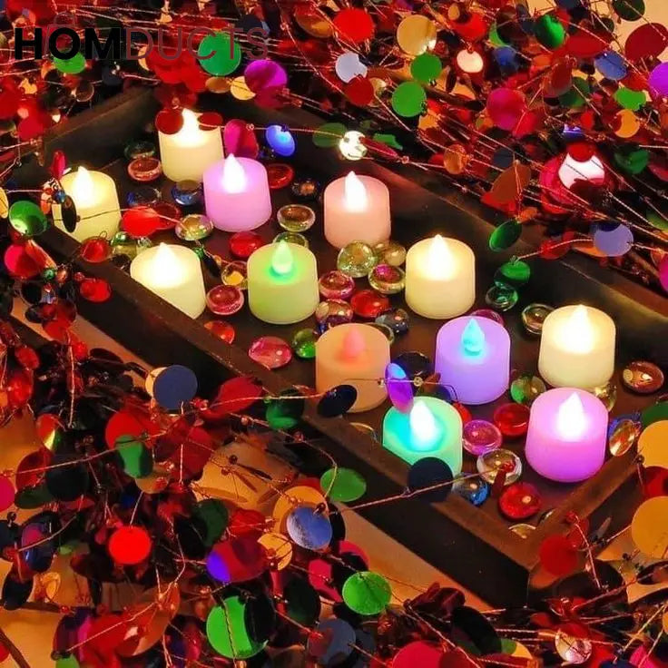 Flameless Colourful Led Candle Lights