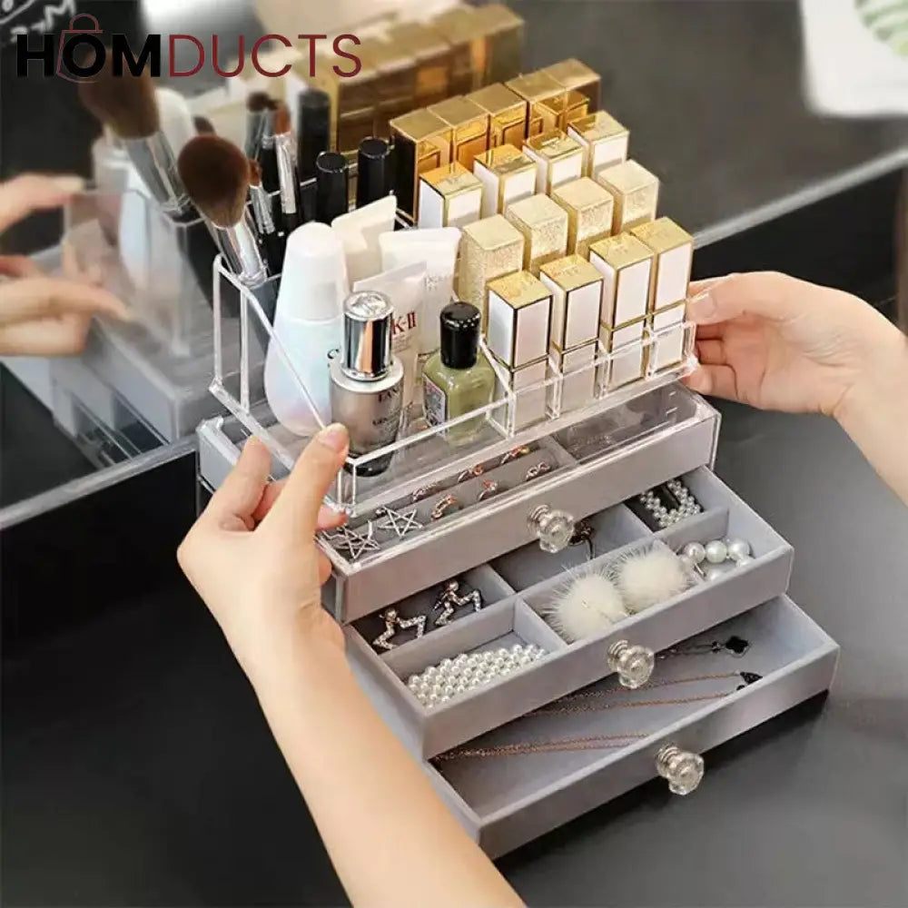Flannel Jewellery & Cosmetic Storage Organizer
