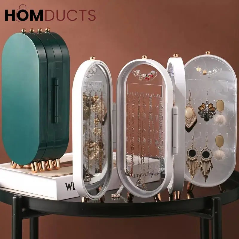 Foldable Desktop Jewellery Organizer