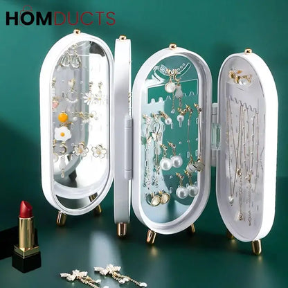Foldable Desktop Jewellery Organizer