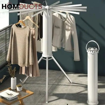 Foldable Laundry Stand With Wheels