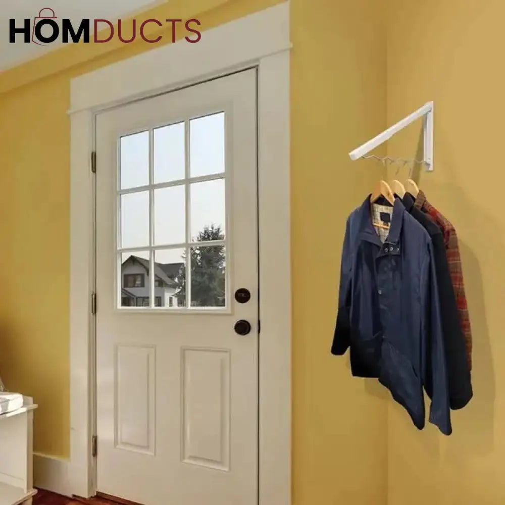Foldable Wall Mounted Cloth Hanger