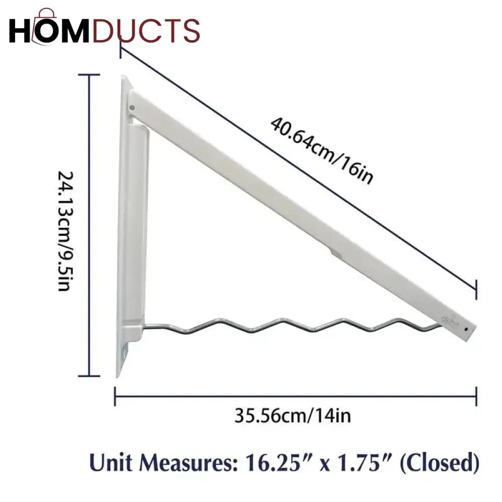 Foldable Wall Mounted Cloth Hanger