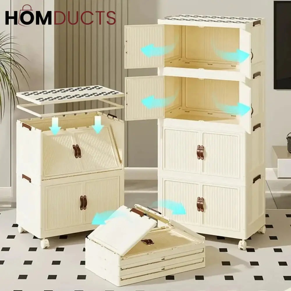 Folding Storage Cabinet                  (3Layer)