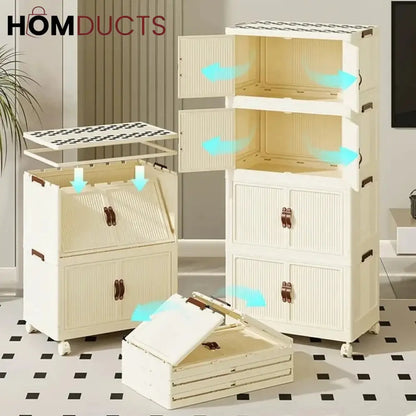 Folding Storage Cabinet                  (3Layer)