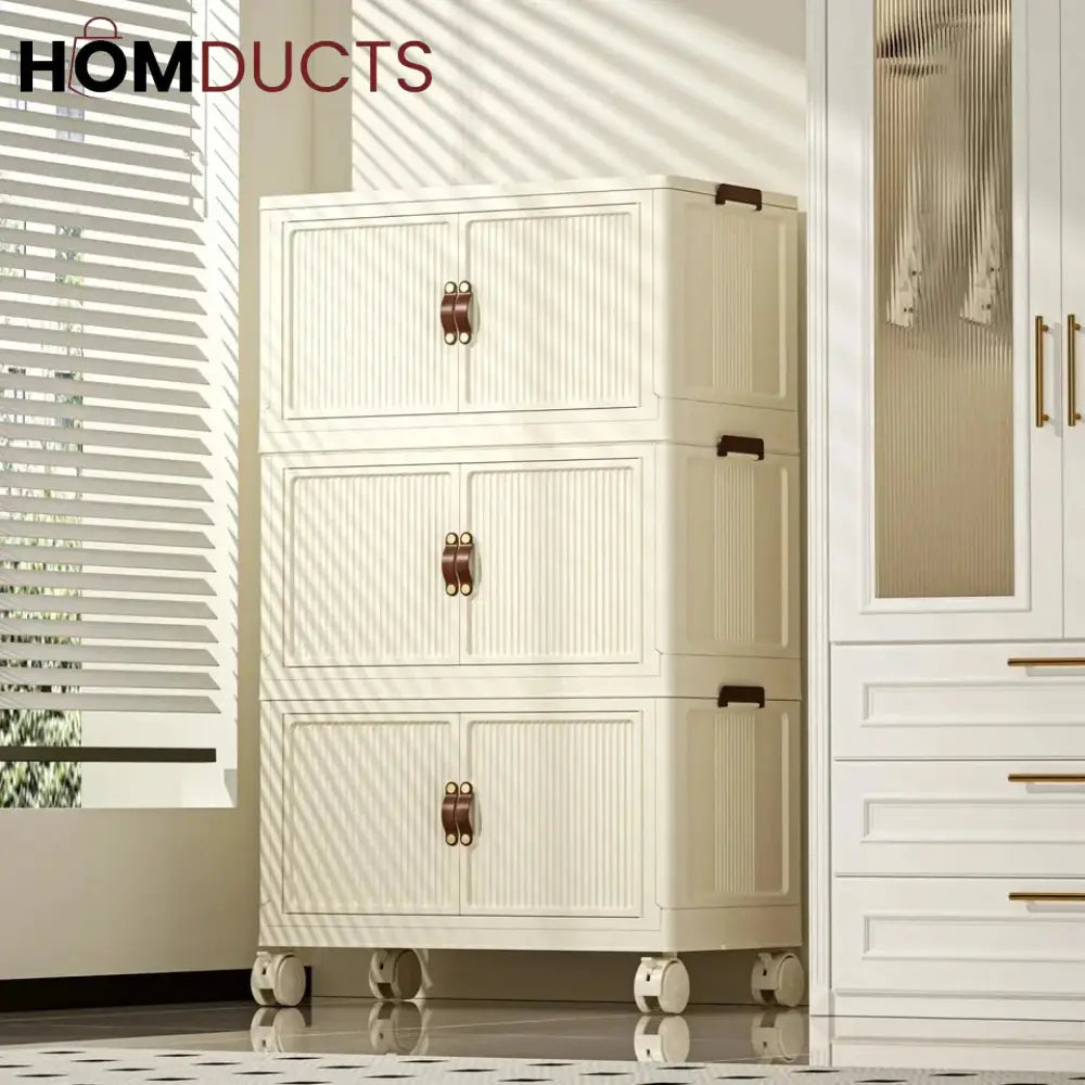 Folding Storage Cabinet                  (3Layer)