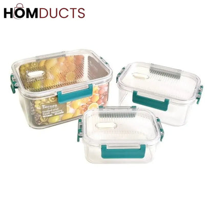 Food Grade Acrylic Preservation Box (3pcs)