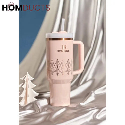 Forest Gloss Tumbler 40oz | Stanley Quencher H2.0 Dupe
