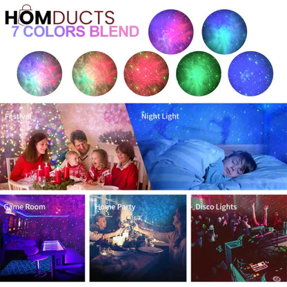 Galaxy Projector With Bluetooth Speaker