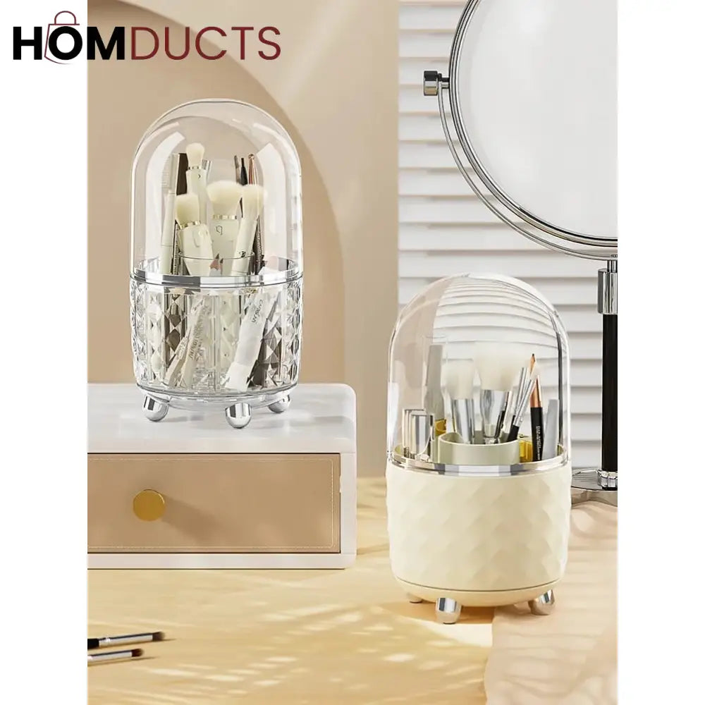 Glam Rotating Makeup Brush Holder