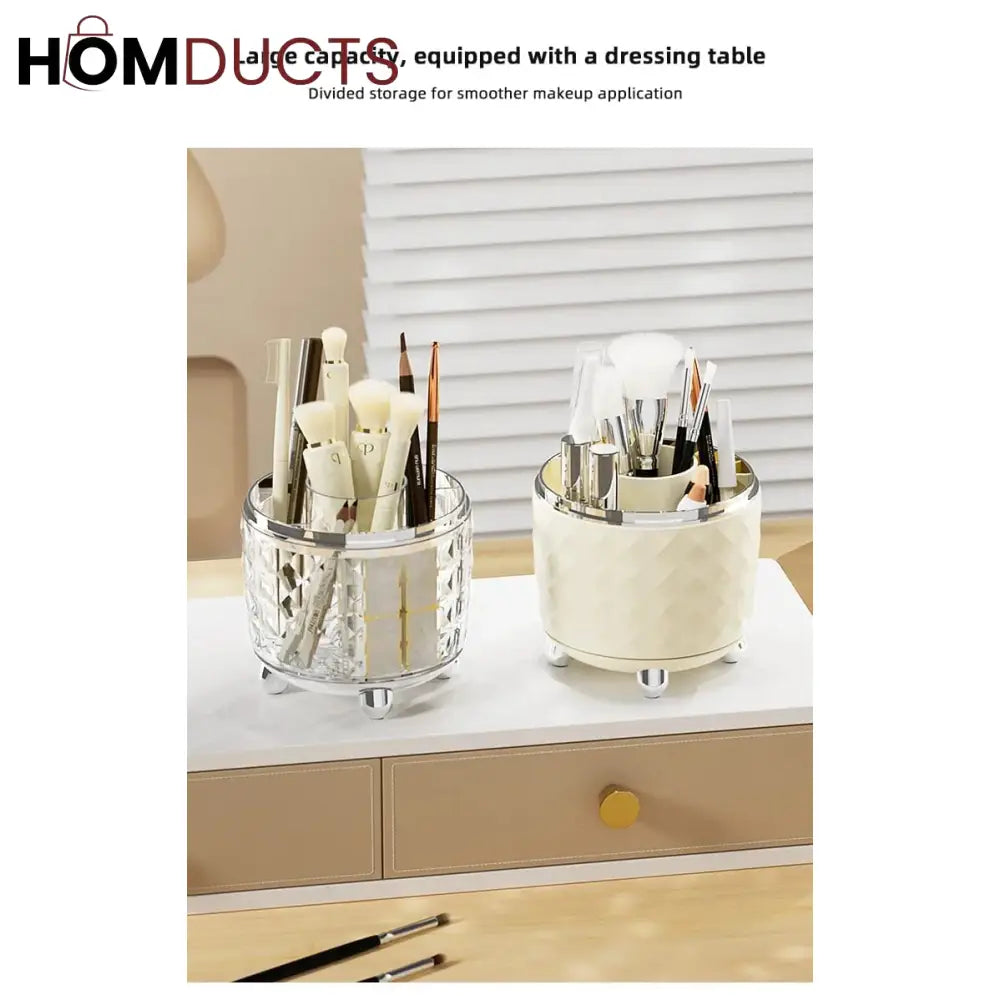 Glam Rotating Makeup Brush Holder