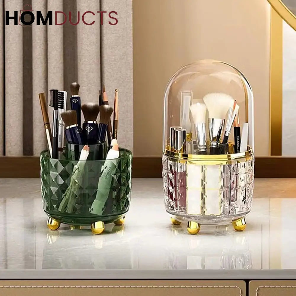 Glam Rotating Makeup Brush Holder