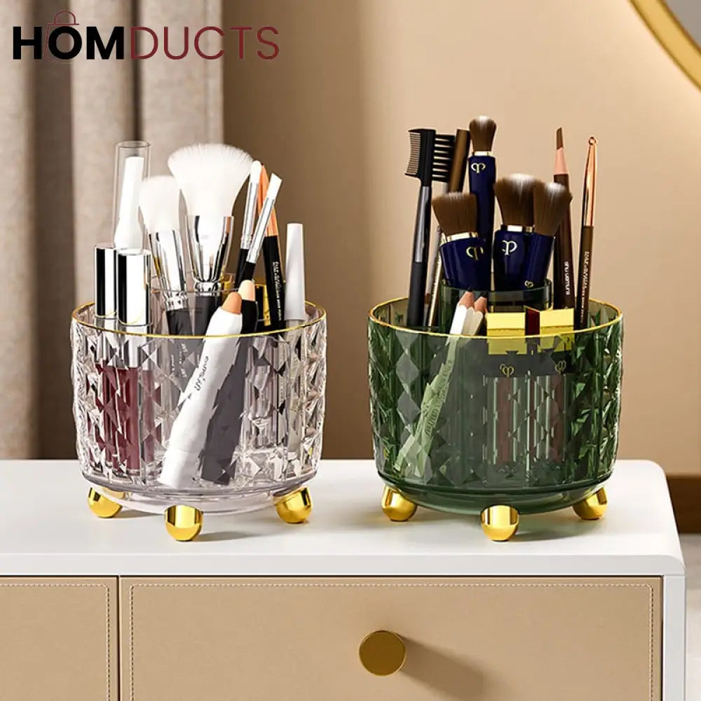 Glam Rotating Makeup Brush Holder