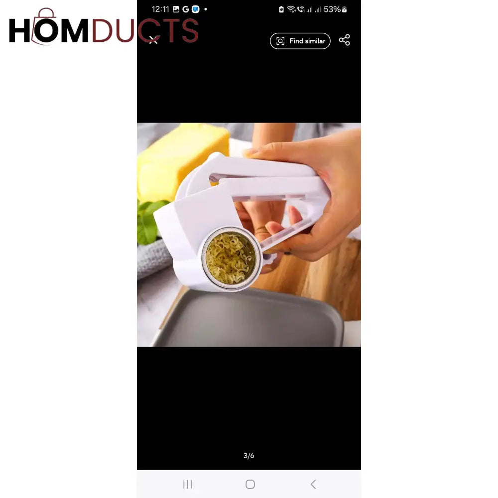 Hand Cranked Rotating Cheese Grater