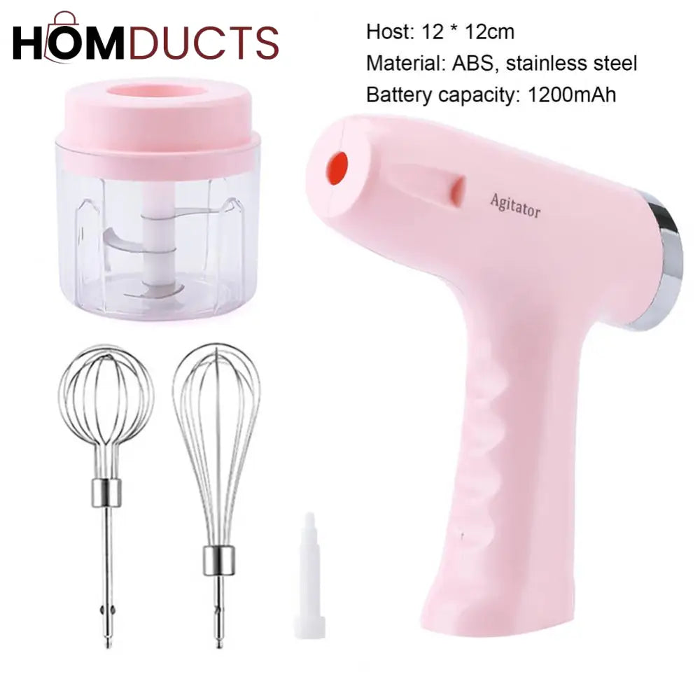 Handheld Rechargeable Egg Beater And Chopper