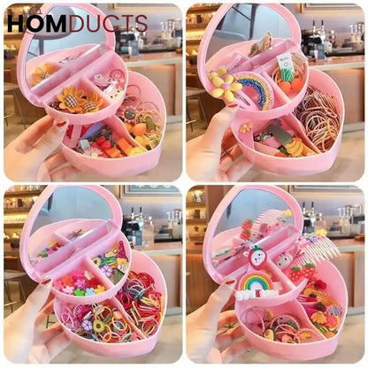 Heart shape jewellery organizer