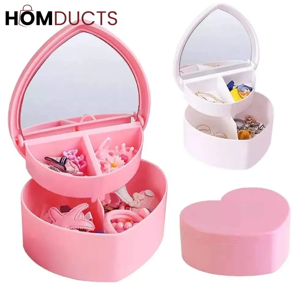 Heart shape jewellery organizer