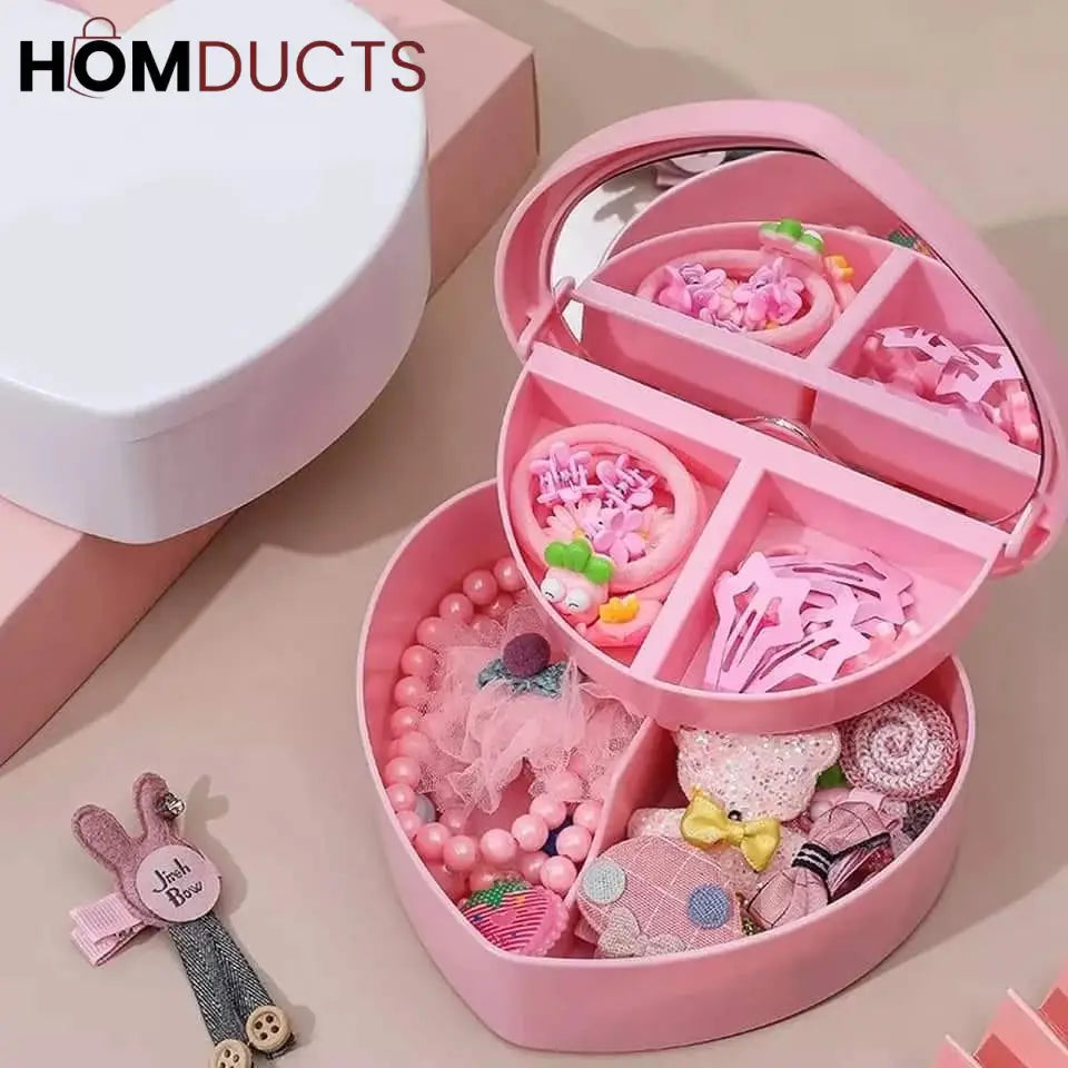 Heart shape jewellery organizer