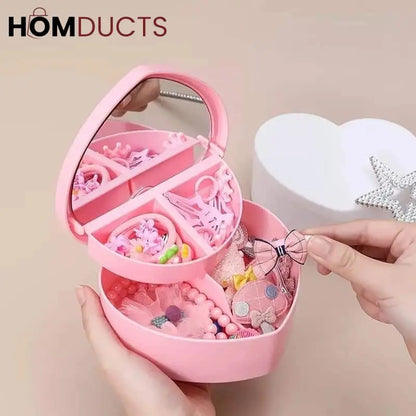 Heart shape jewellery organizer