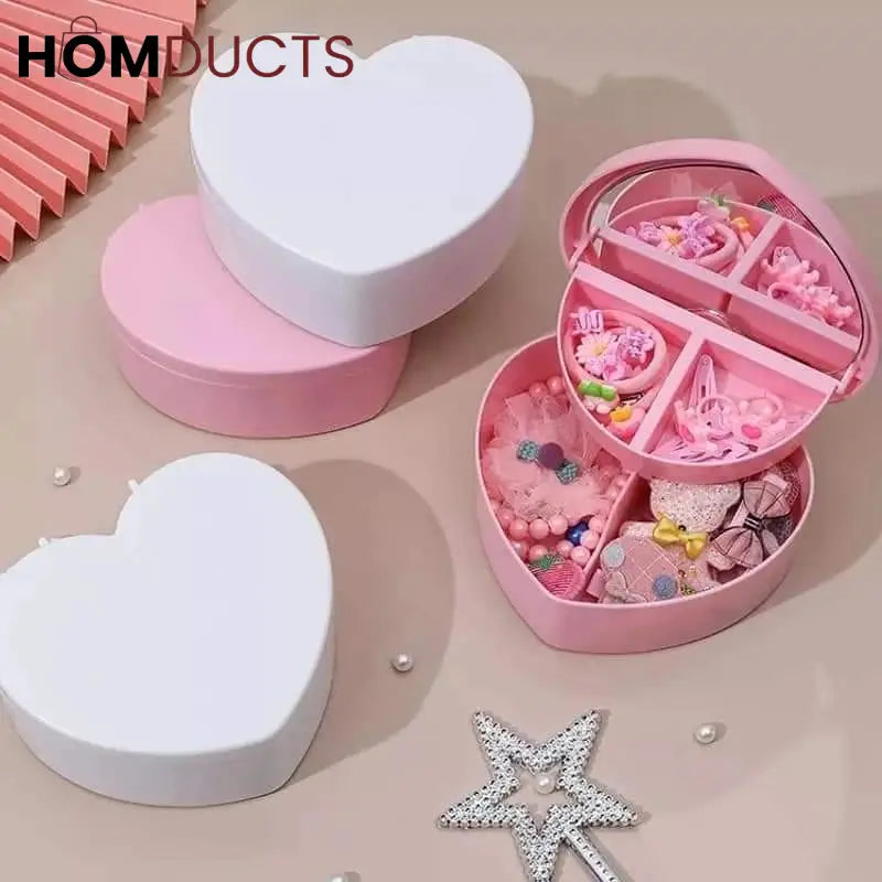 Heart shape jewellery organizer