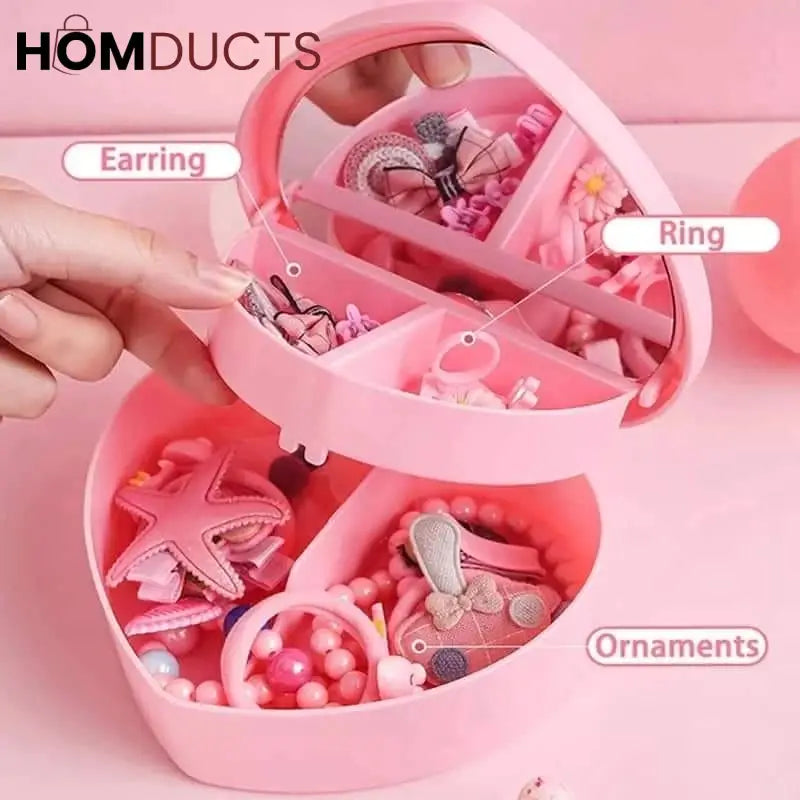 Heart shape jewellery organizer